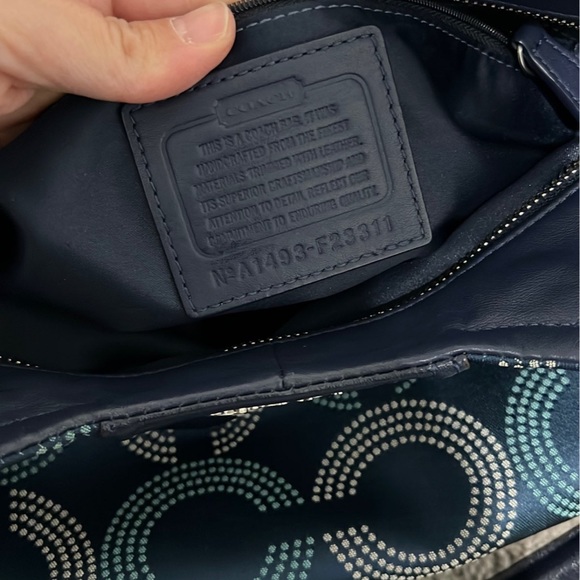 Ashley Dotted Coach Purse - Picture 7 of 9